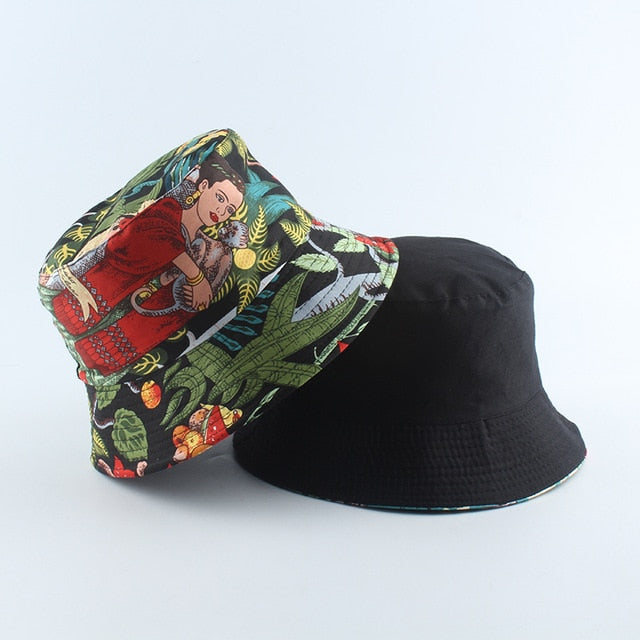 Panama Print Bucket Hat