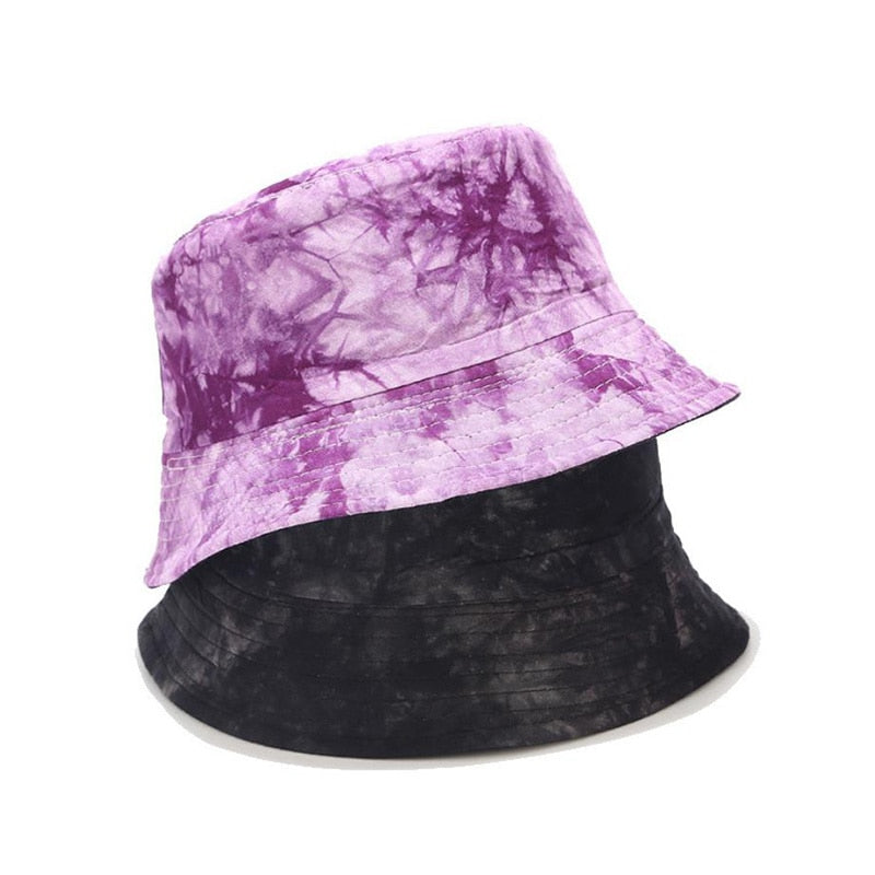 Double-sided Tie-dyed Fisherman Hat