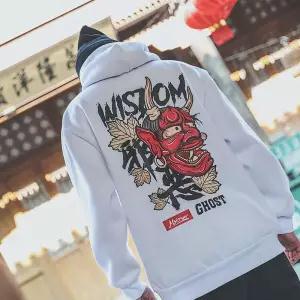 Casual Japanese Streetwear Hoodie