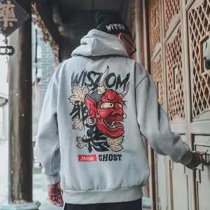 Casual Japanese Streetwear Hoodie