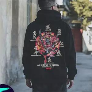 Casual Japanese Streetwear Hoodie