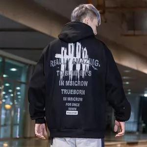 Casual Japanese Streetwear Hoodie