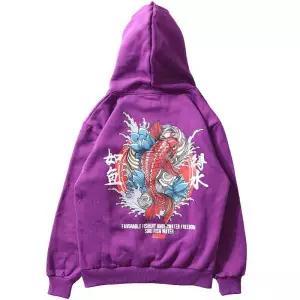 Casual Japanese Streetwear Hoodie