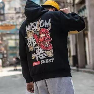 Casual Japanese Streetwear Hoodie