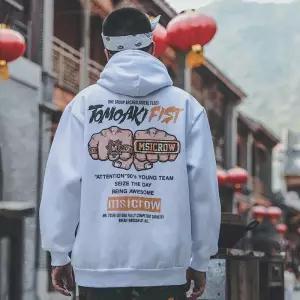 Casual Japanese Streetwear Hoodie