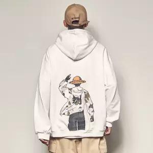 Casual Japanese Streetwear Hoodie