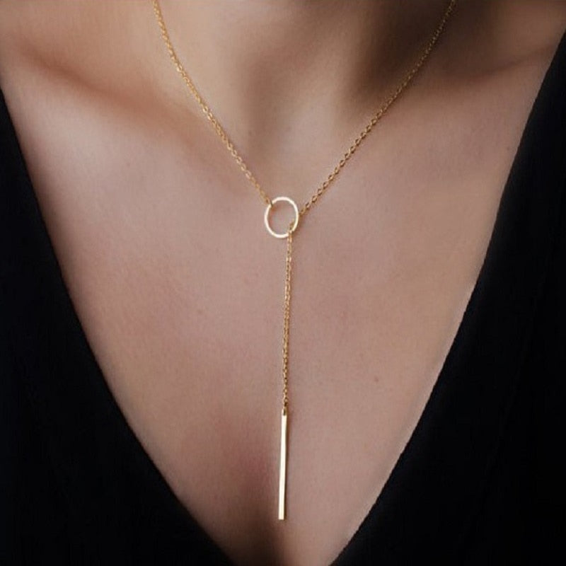 Collana Minimal Con Pendente