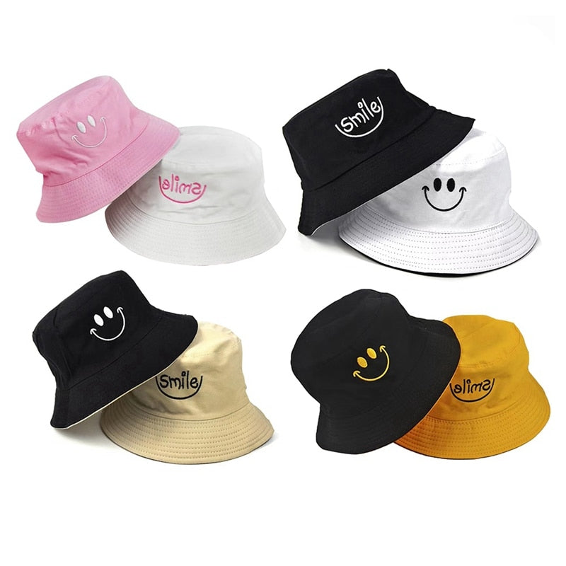 Double Sided SMILE Hat