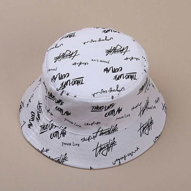 Fashion Letter Bucket Hat