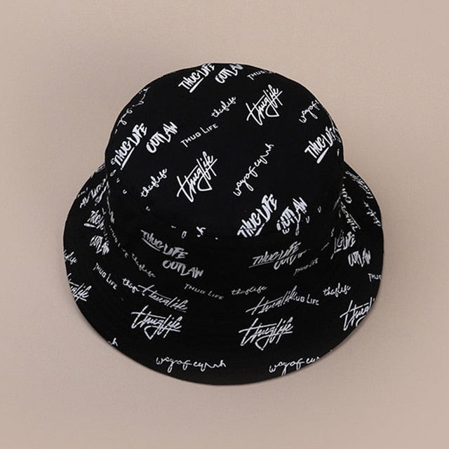 Fashion Letter Bucket Hat