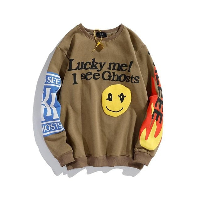 Kanye Patched Sticker-Bombed Hoodie