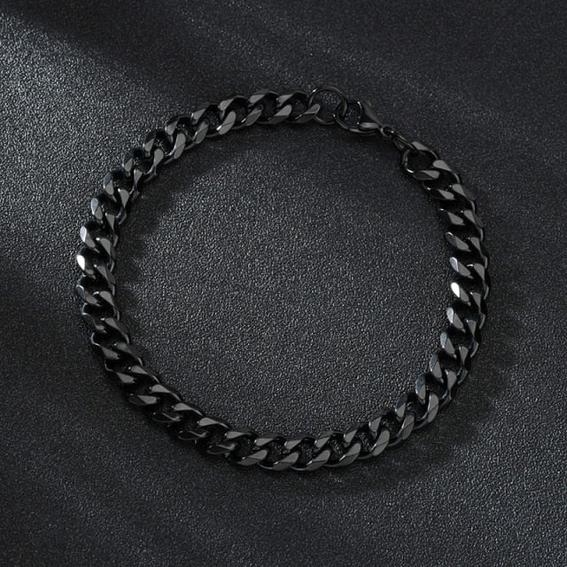 3/5/7mm Bracciale Cuban Chain