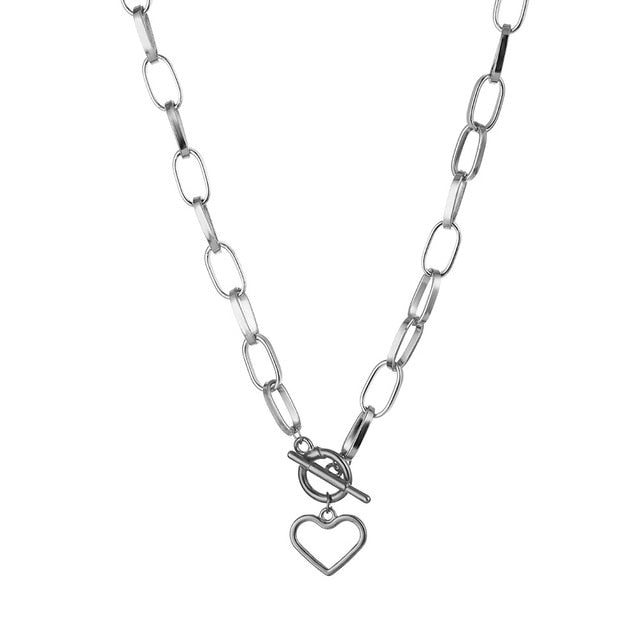 Collana Catena con Pendente Cuore