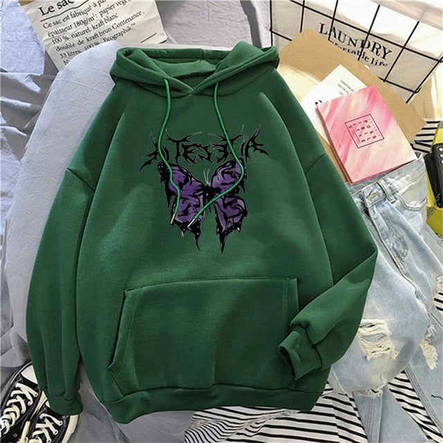 Gothic Butterfly Hoodie