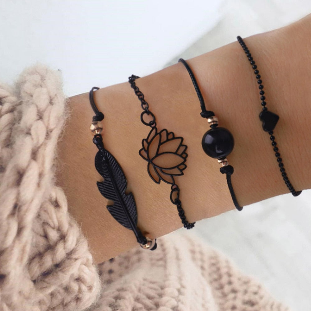 4 Bracciali Neri