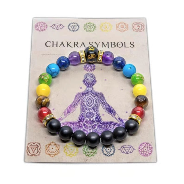 Bracciale Chakra con diffusore di olio