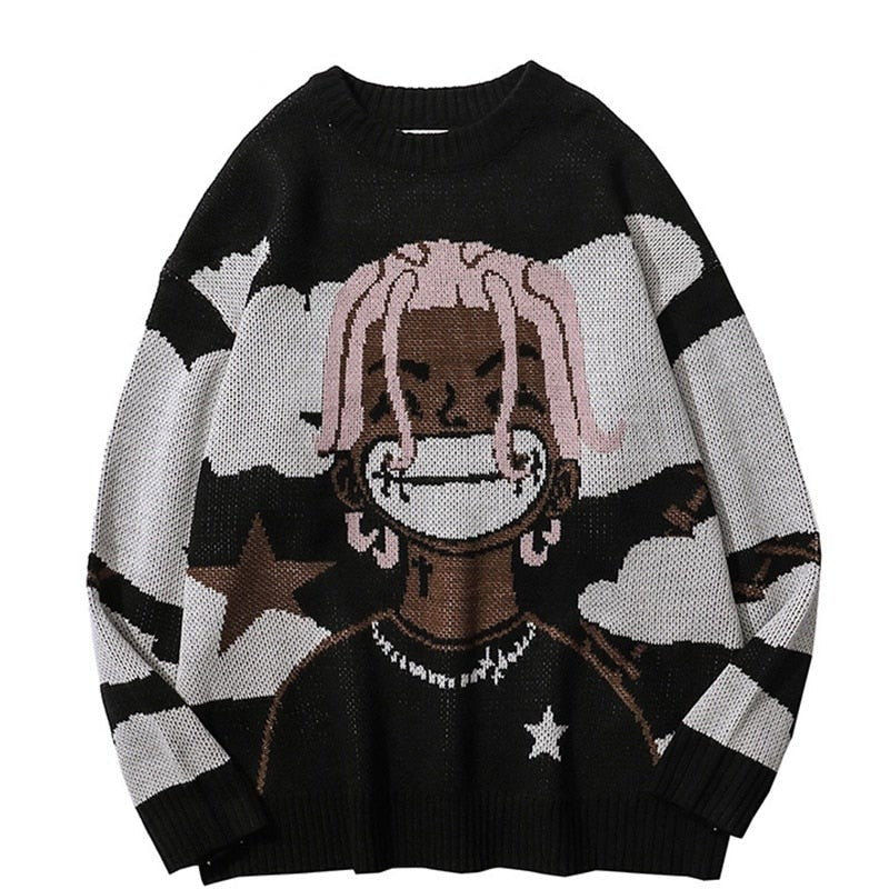 Harajuku cartoon sweater