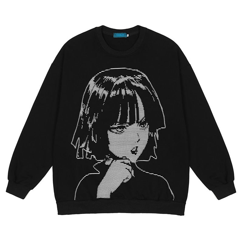 Anime Women Printed Hoodie